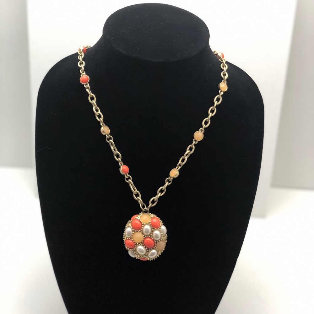 Lia sophia gold and orange piece!
